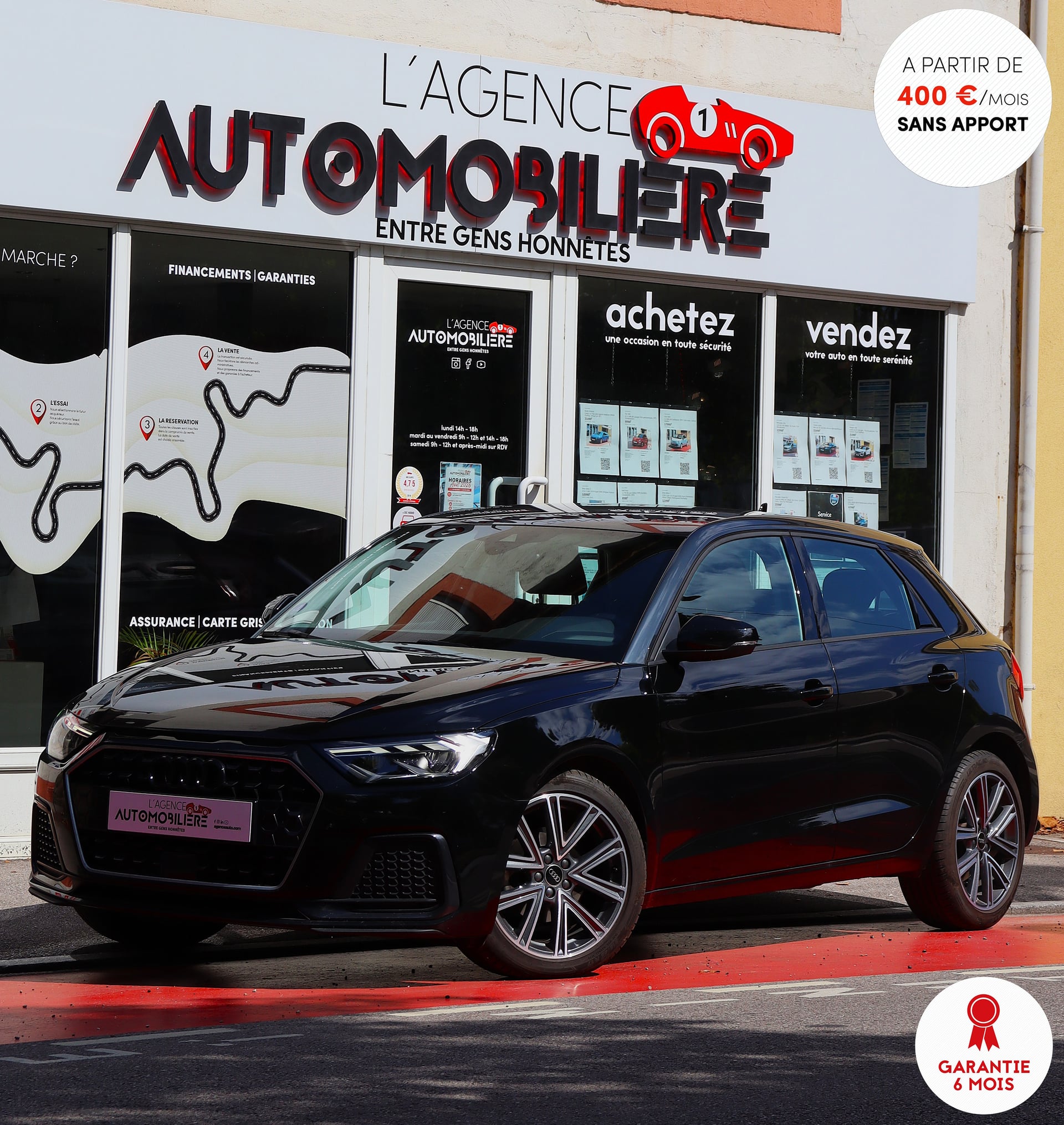 Audi A1 Sportback 30 TFSI 110 Advanced 2 S-Tronic7 (1ère main)